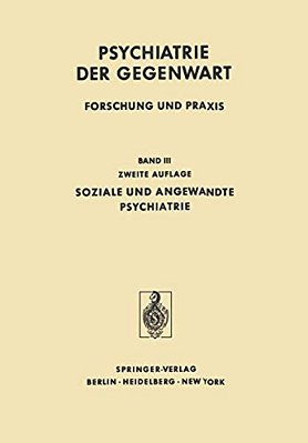 Soziale Und Angewandte Psychiatrie-..
