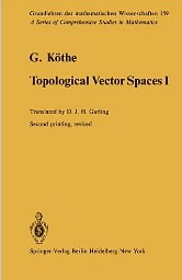 Topological Vector Spaces I-..