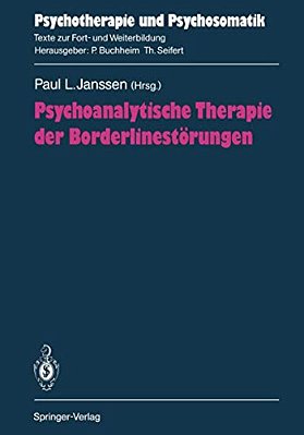 Psychoanalytische Therapie Der Borderlinestörungen-..