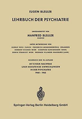 Lehrbuch Der Psychiatrie-..