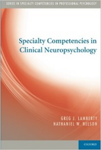 Specialty Competencies In Clinical Neuropsychology-..