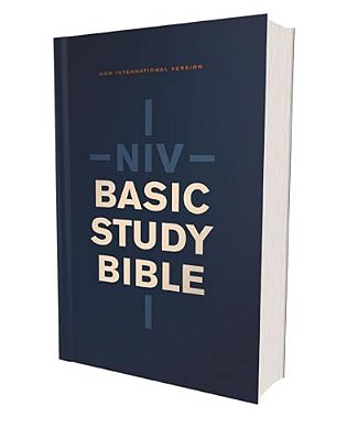 Niv, Basic Study Bible, Economy Edition, Paperback, Blue, Red Letter-..