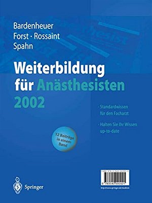 Weiterbildung Für Anästhesisten 2002-..