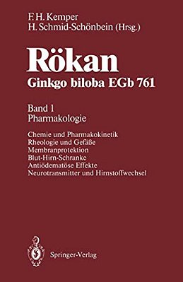Rökan Ginkgo Biloba Egb 761: Band 1: Pharmakologie-..