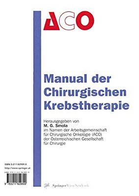 Manual Der Chirurgischen Krebstherapie-..