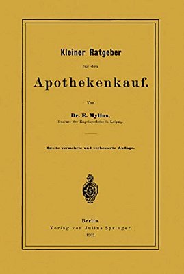 Kleiner Ratgeber Für Den Apothekenkauf-..