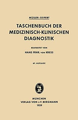 Taschenbuch Der Medizinisch-Klinischen Diagnostik-..