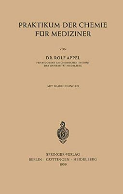 Praktikum Der Chemie Für Mediziner-..