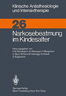 Narkosebeatmung Im Kindesalter-..