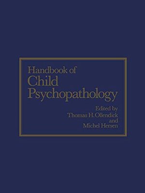 Handbook Of Child Psychopathology-..