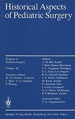 Historical Aspects Of Pediatric Surgery-..