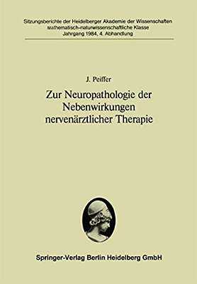 Zur Neuropathologie Der Nebenwirkungen Nervenärztlicher Therapie-..
