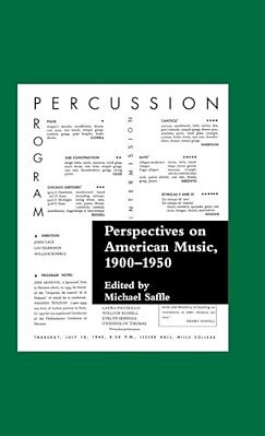 Perspectives On American Music, 1900-1950-..