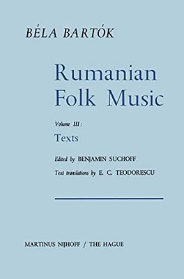 Rumanian Folk Music: Texts-..