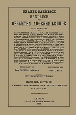 Entwicklungsgeschichte Des Menschlichen Auges-..