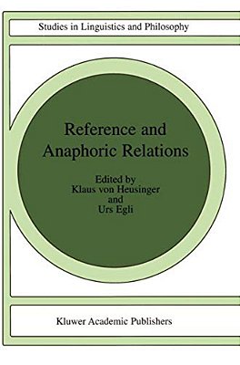 Reference And Anaphoric Relations-..