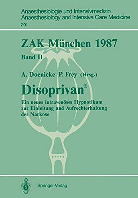 Zak München 1987: Band II: Disoprivan (R)-..