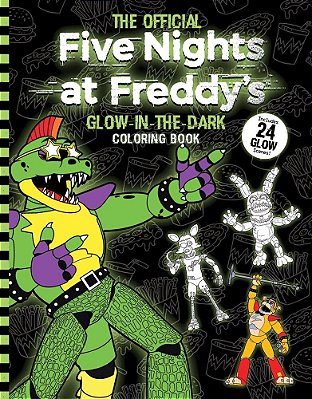Five Nights At Freddy's Glow In The Dark Coloring Book-..