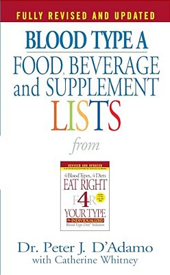 Blood Type A Food, Beverage And Supplement Lists-..