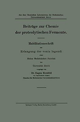 Beiträge Zur Chemie Der Proteolytischen Fermente-..