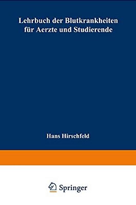 Lehrbuch Der Blutkrankheiten Für Aerzte Und Studierende-..