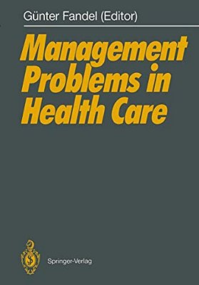Management Problems In Health Care-..