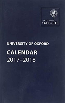 University Of Oxford Calendar 2017-2018-..