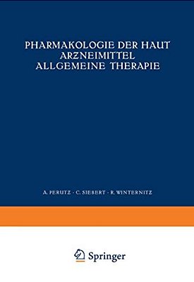 Pharmakologie Der Haut Arzneimittel Allgemeine Therapie-..