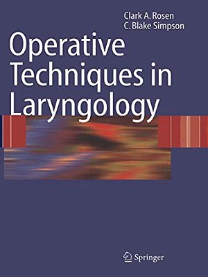 Operative Techniques In Laryngology-..