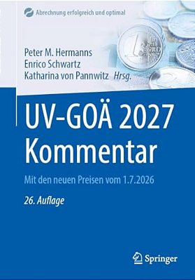 Uv-Goä 2027 Kommentar: Mit Den Neuen Preisen Vom 1.7.2026-..