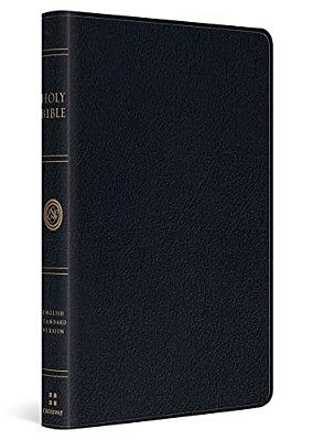Esv Thinline Bible, Red Letter (Genuine Leather, Black)-..