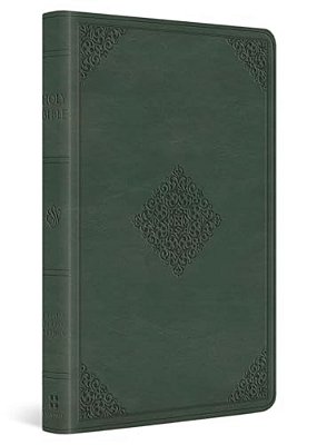 Esv Large Print Value Thinline Bible (Trutone, Quiet Forest, Ornament Design)-..