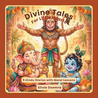 Divine Tales For Little Hearts: 5 Hindu Stories With Moral Lessons-..