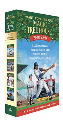 Magic Tree House Books 29-32 Boxed Set: A Big Day For Baseball; Hurricane Heroes In Texas; Warriors In Winter; To The Future, Ben Franklin!-..