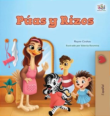 Spikes And Curls (Spanish Kids Book)-..