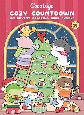 Cozy Countdown: An Advent Coloring Book Bundle-..