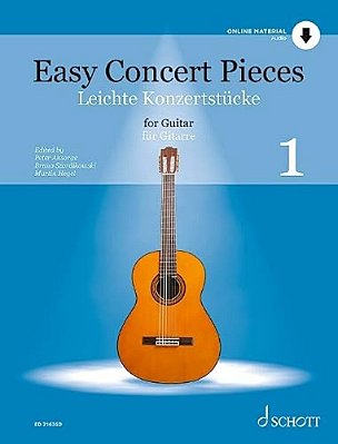 Easy Concert Pieces Guitar, Volume 1 Book With Online Audio-..