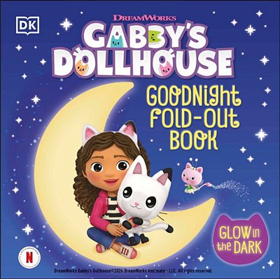 Gabby's Dollhouse Goodnight Fold-Out Book-..