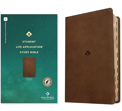 Nlt Student Life Application Study Bible, Filament Enabled (Leatherlike, Rustic Brown, Indexed, Red Letter)-..