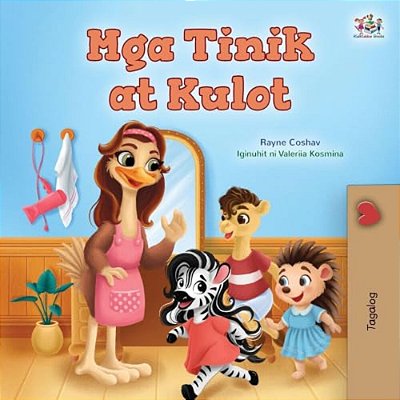 Spikes And Curls (Tagalog Kids Book)-..