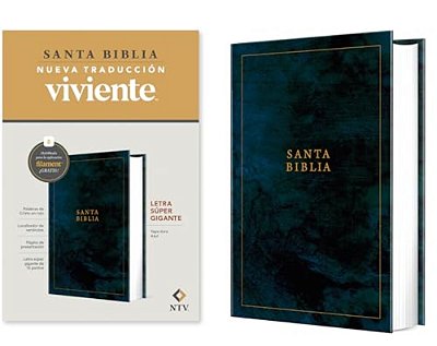 Biblia Letra Súper Gigante Ntv, Con Filament (Tapa Dura, Azul, Letra Roja)-..