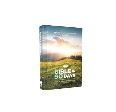 Niv, Bible In 90 Days, Hardcover: Cover To Cover In 12 Pages A Day-..
