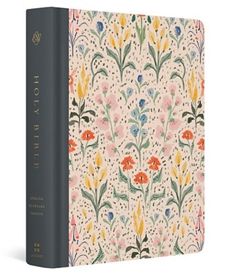 Esv Single Column Journaling Bible, Artist Series (Cloth Over Board, Lulie Wallace, In Bloom)-..