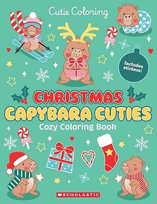 Capybara Christmas Cuties (Color & Chill)-..