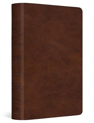 Esv Large Print Bible (Trutone, Deep Brown)-..
