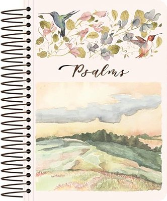Esv Scripture Journal, Spiral-Bound Edition: Psalms (Artwork By Ruth Chou Simons) (Paperback)-..