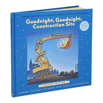 Goodnight, Goodnight, Construction Site Deluxe Edition: Includes Mini Activity Book With Stickers!-..