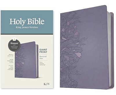 Kjv Personal Size Giant Print Bible, Filament Enabled Edition (Leatherlike, Peony Lavender)-..