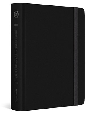 Esv Single Column Journaling Bible (Original, Black)-..
