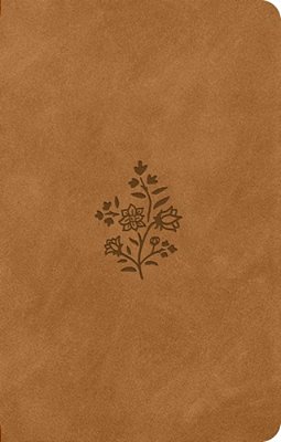 Esv Premium Gift Bible (Trutone, Nubuck Caramel, Wildflower Design)-..